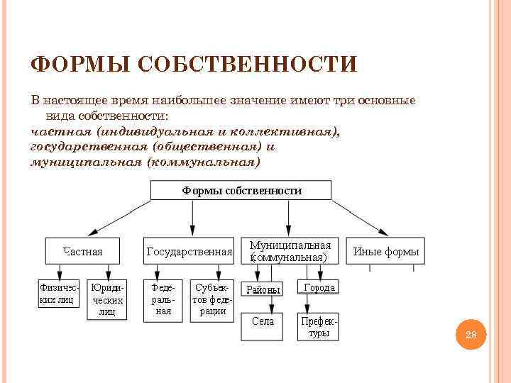 Форма собственности ооо