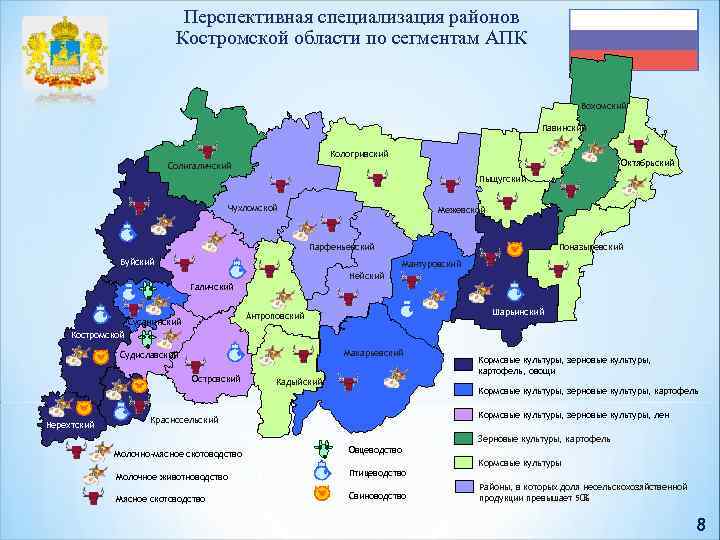 Карта сусанинского района костромской области подробная с деревнями