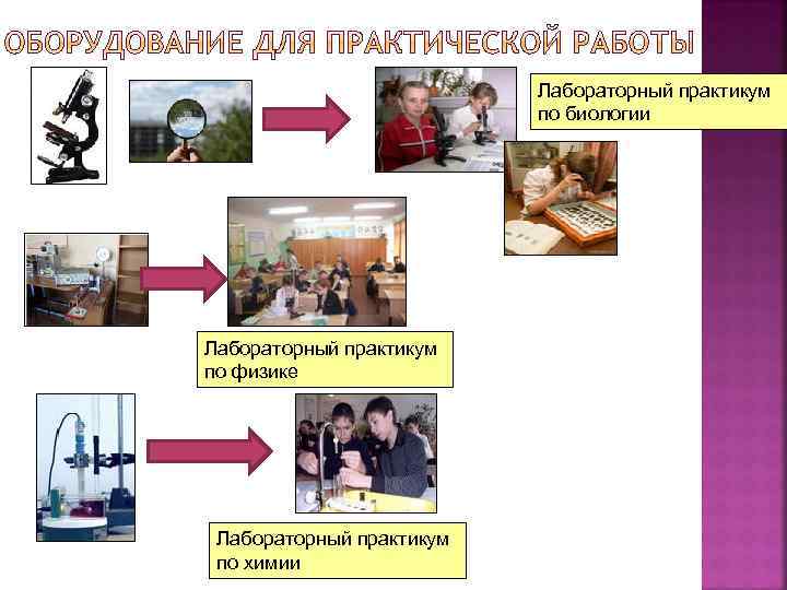 Лабораторный практикум по биологии Лабораторный практикум по физике Лабораторный практикум по химии 