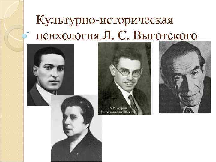Культурно-историческая психология Л. С. Выготского 