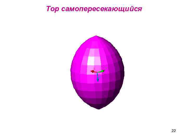 Тор самопересекающийся 22 