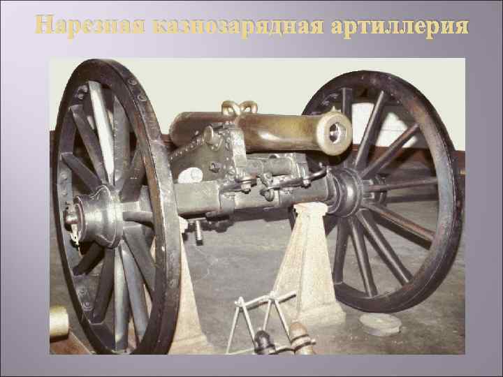 Нарезная казнозарядная артиллерия 
