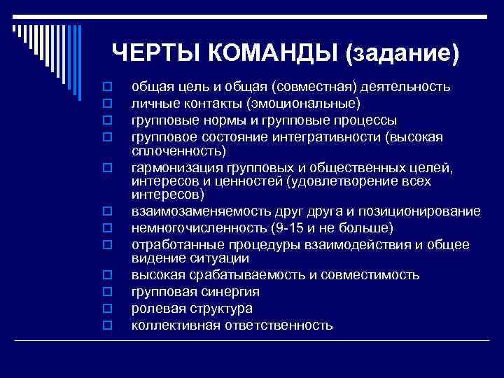 Основные черты проекта