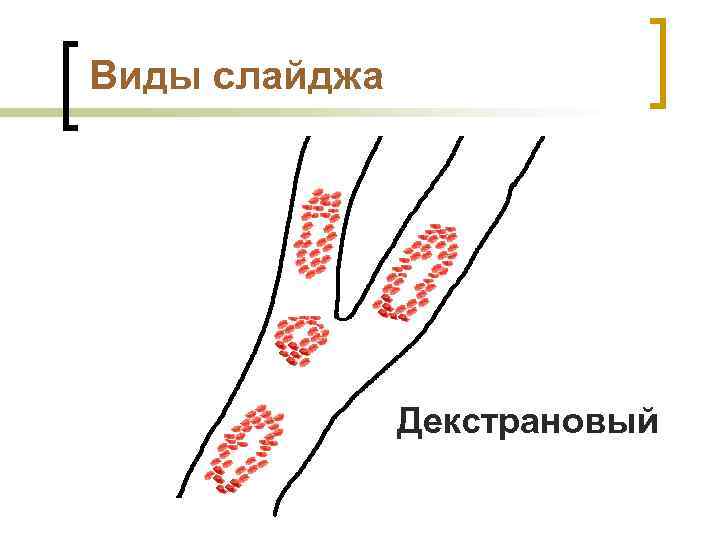 Виды слайджа Декстрановый 