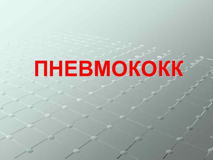 ПНЕВМОКОКК 