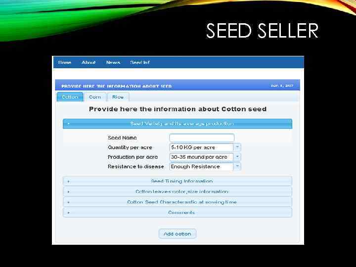 SEED SELLER 