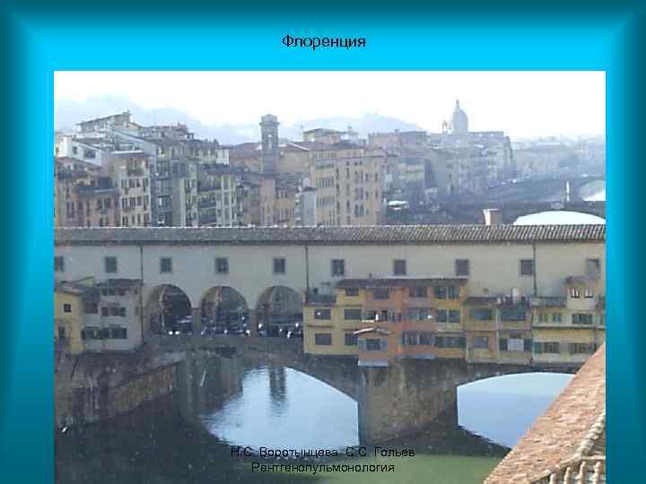 Флоренция Н. С. Воротынцева. С. С. Гольев Рентгенопульмонология 