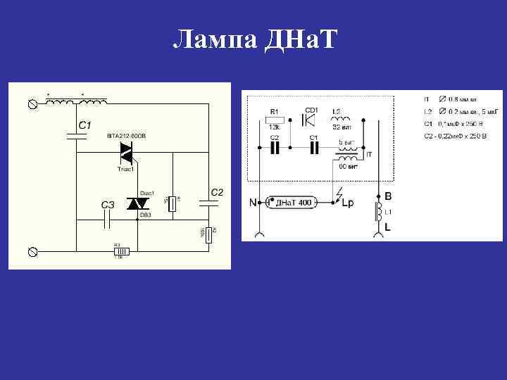Лампа ДНа. Т 