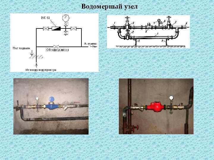 Водомерный узел 
