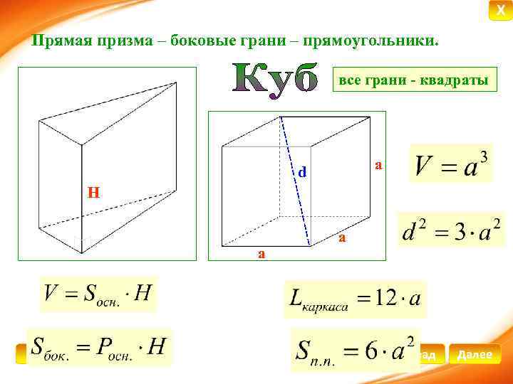 Грань квадрата