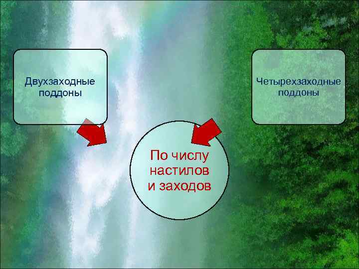 Двухзаходные поддоны Четырехзаходные поддоны По числу настилов и заходов 