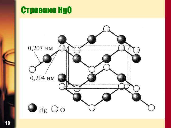 Строение Hg. O 18 