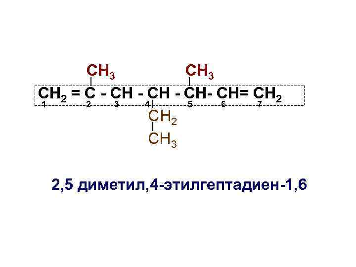 СН 3 СН 2 = С - СН= СН 2 1 2 3 4