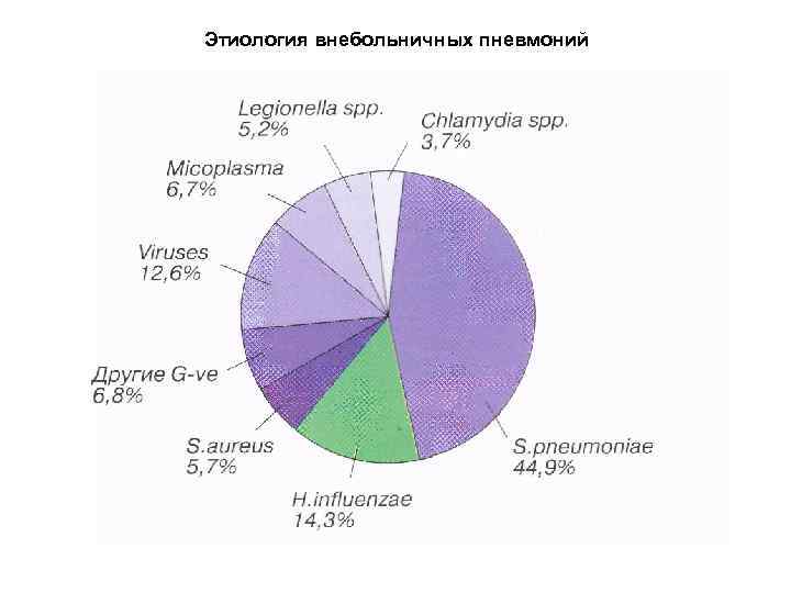 Возбудители внебольничной пневмонии. Диаграмма Внебольничная пневмония. Этиологическая структура пневмоний. Возбудители пневмонии статистика. Этиология внебольничных пневмоний статистика.