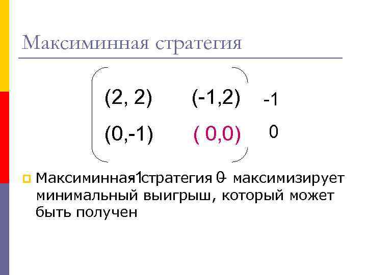 Теория 12 15. Максиминная стратегия. Теория игр в микроэкономике. Максиминная чистая стратегия. Как найти максиминную стратегию.