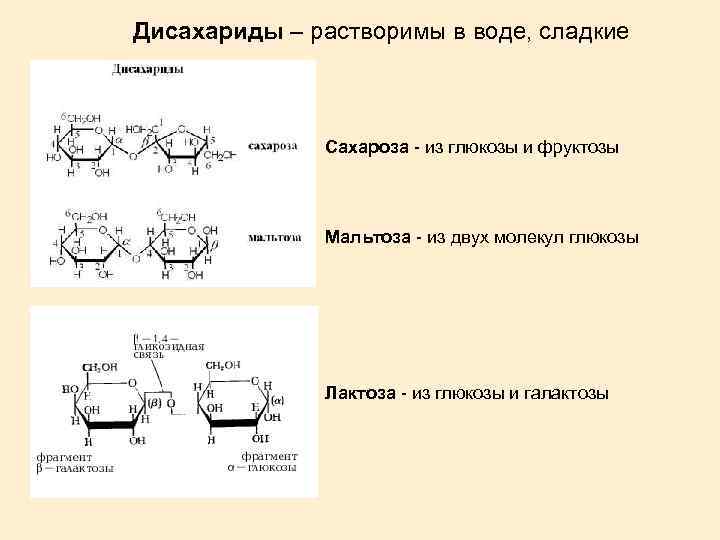 Дисахариды презентация 10 класс химия профильный уровень
