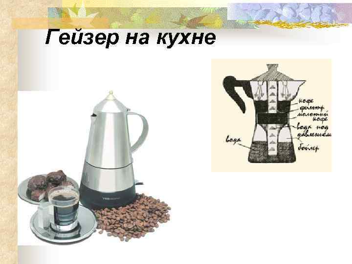 Гейзер на кухне 