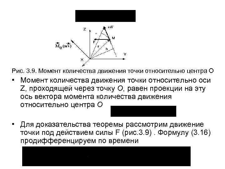 Момент количества. Момент количества движения точки. Момент количества движения материальной точки относительно оси. Момент количества движения относительно точки. Момент количества движения точки относительно оси.