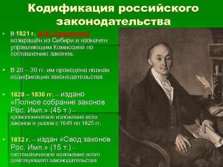 Организация комиссии для составления законов российской империи