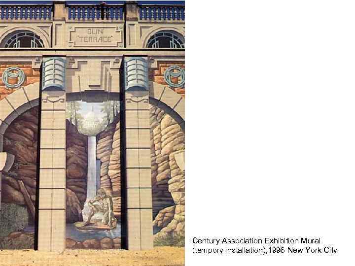 Century Association Exhibition Mural (tempory installation), 1996 New York City 