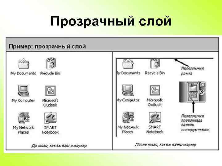  Прозрачный слой 