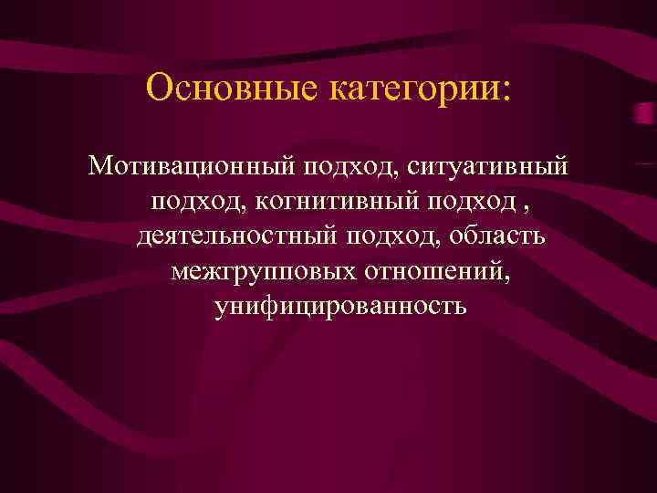 Презентация на тему психология межгрупповых отношений