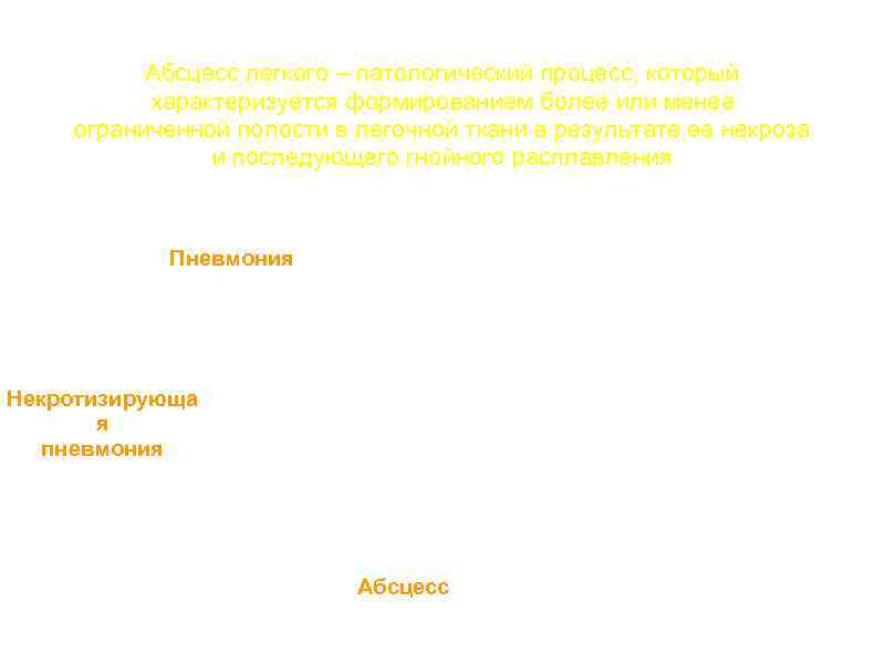 Абсцесс легкого – патологический процесс, который характеризуется формированием более или менее ограниченной полости в