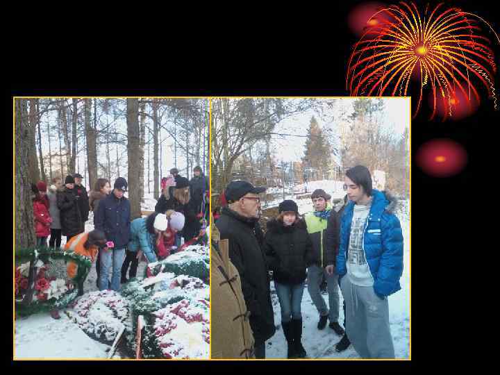 Беседа школьников с снайпером защищавшем Тихвин. 