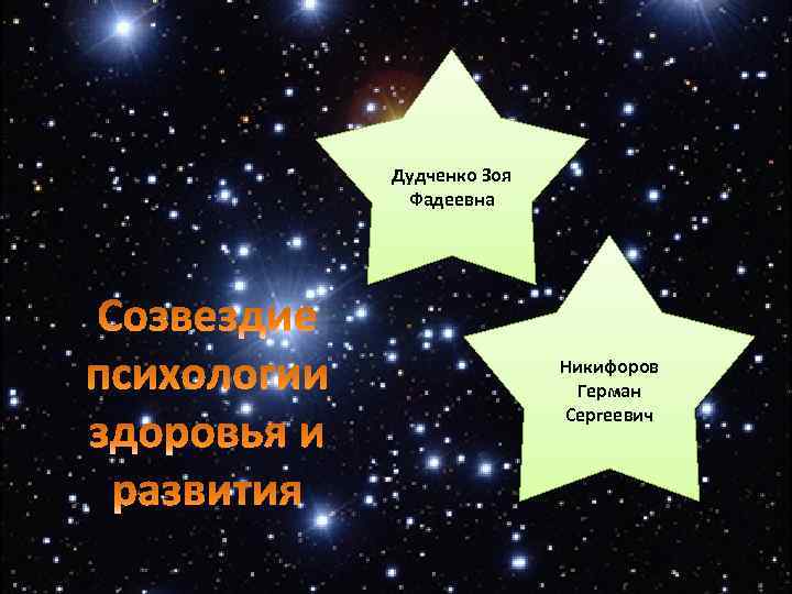 Дудченко Зоя Фадеевна Никифоров Герман Сергеевич 