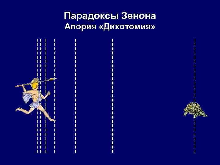 Парадоксы Зенона Апория «Дихотомия» 