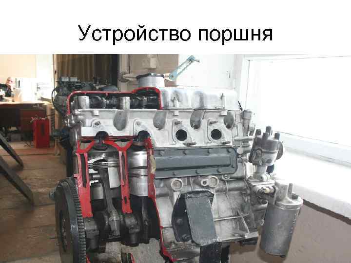 Устройство поршня 