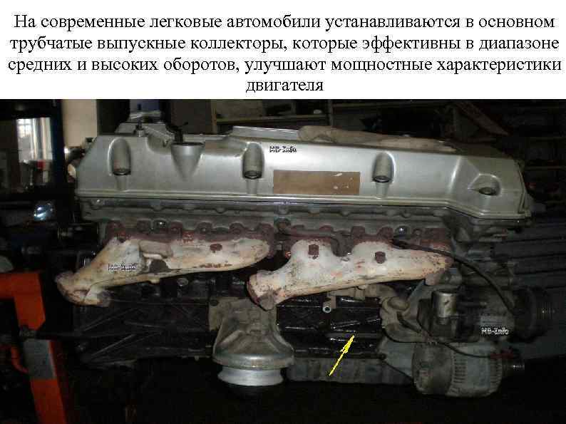 На современные легковые автомобили устанавливаются в основном трубчатые выпускные коллекторы, которые эффективны в диапазоне