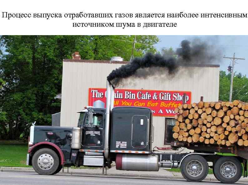 Процесс выпуска отработавших газов является наиболее интенсивным источником шума в двигателе 