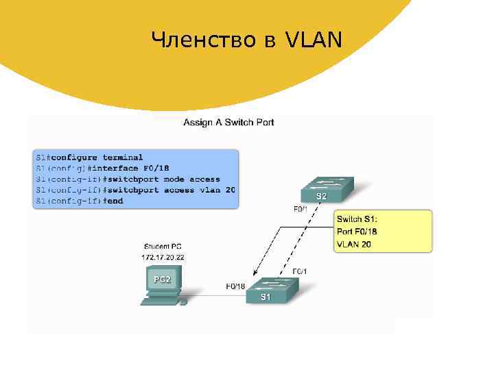 Членство в VLAN 