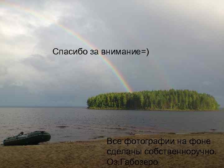 Спасибо за внимание=) Все фотографии на фоне сделаны собственноручно. Оз. Габозеро 