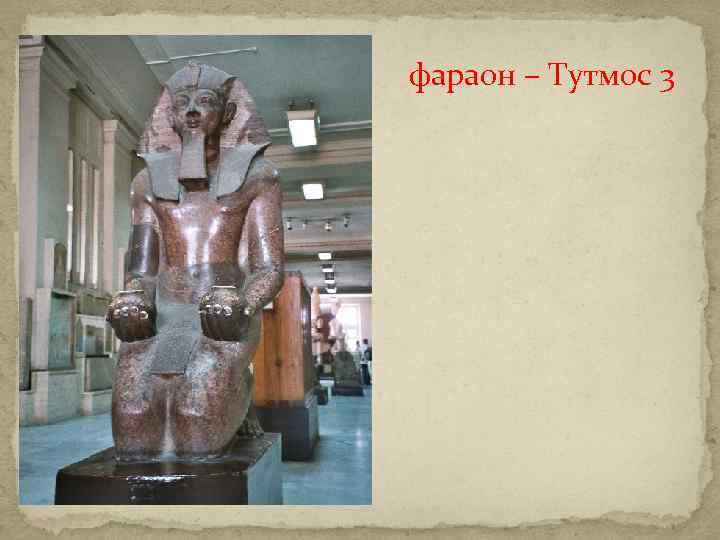фараон – Тутмос 3 