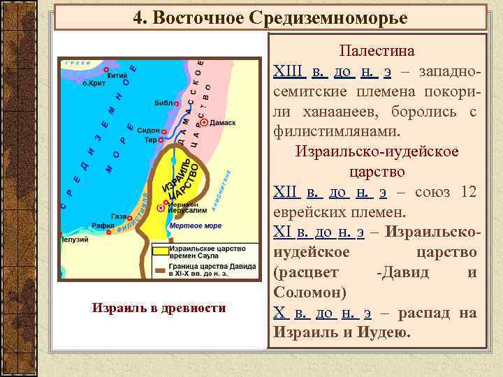 Параграф 17 древнееврейское царство