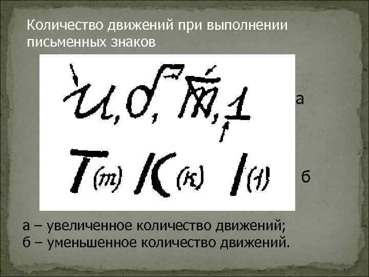 Сколько движений. Количество движений при выполнении письменных знаков. Направление движений криминалистика. Последовательность движений почерка. Количество движений почерка.