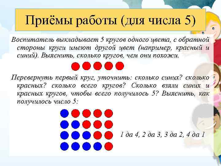 Рядом стоящие цифры. Составление числа из единиц. Ознакомление с составом числа из единиц. Составление числа 5 из единиц. Методика ознакомления детей с составом числа из единиц.