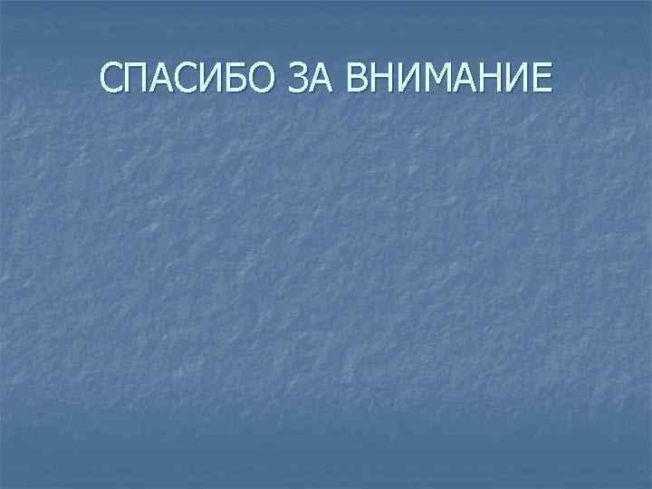 СПАСИБО ЗА ВНИМАНИЕ 