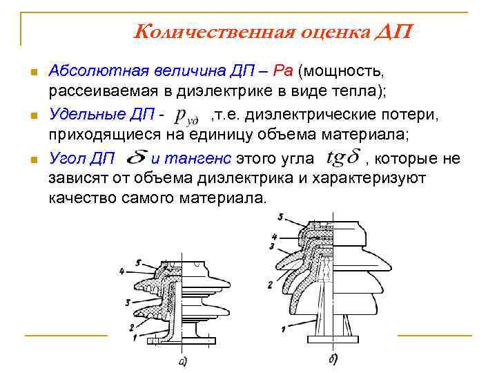 Количественная оценка ДП n n n Абсолютная величина ДП – Ра (мощность, рассеиваемая в