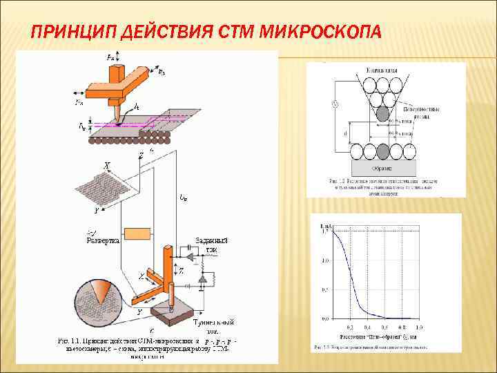 Схема сканирующего туннельного микроскопа