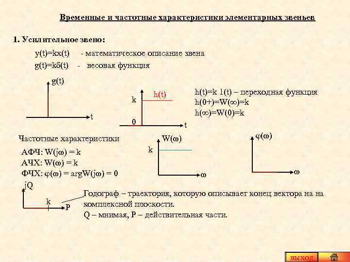 Временные параметры