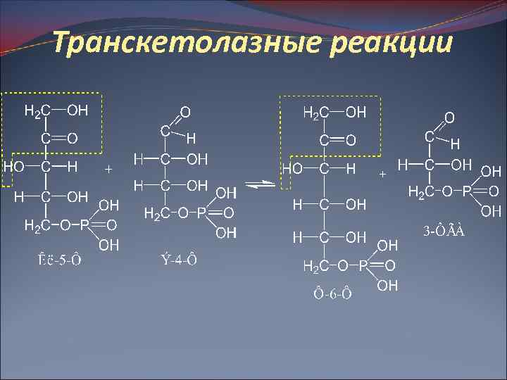 Транскетолазные реакции 
