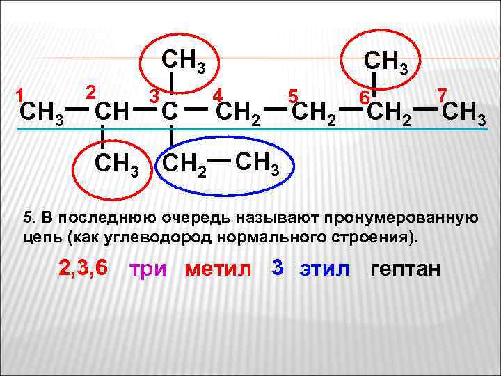 CH 3 1 CH 3 2 CH 3 CH 2 CH 3 4 CH