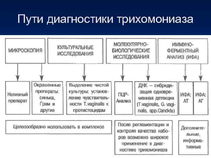 Пути диагностики трихомониаза 