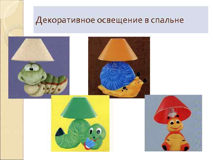 Декоративное освещение в спальне 