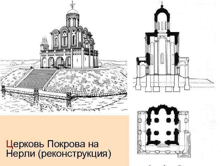 Покрова на нерли чертежи