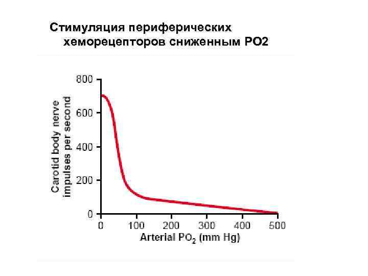 Стимуляция периферических хеморецепторов сниженным РО 2 Стимуляция периферических хеморецепторов сниженным РО 2