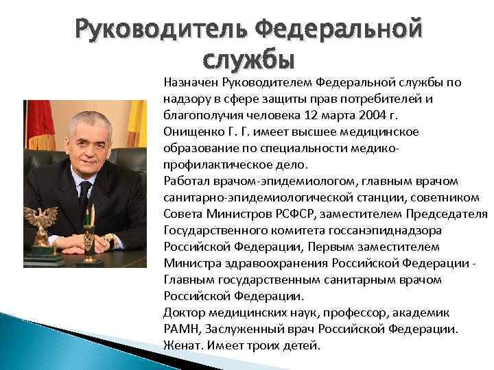 Руководитель службы